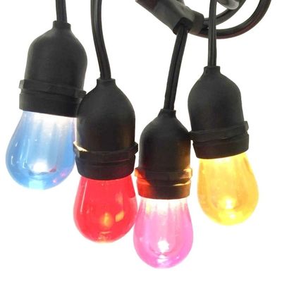 Kerstkoper Multi Color LED RGB Xmas Rubber String Fairy Light