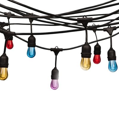 Kerstkoper Multi Color LED RGB Xmas Rubber String Fairy Light