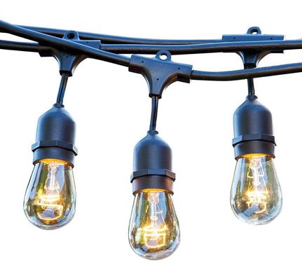 Kerststijl 48ft S14 LED Edison Lampen String Lampen Voor Binnen Buiten