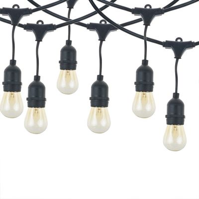 Gepersonaliseerde kleur G40 Festoon Globe String Catenary Light Solar