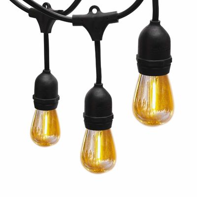 Gepersonaliseerde kleur G40 Festoon Globe String Catenary Light Solar