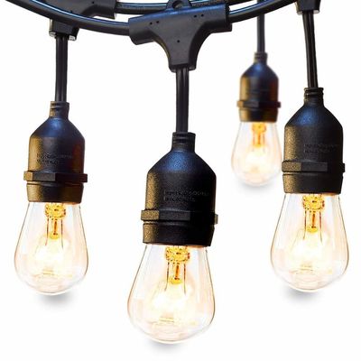 Gepersonaliseerde kleur G40 Festoon Globe String Catenary Light Solar
