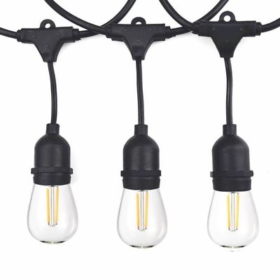 CE ROHS Buitenspanning voor vakantie knop op batterij bediende sprookjeslampen
