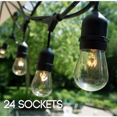 Led gordijn buiten kerstlicht touw afstandsbediening voor landschap tuin