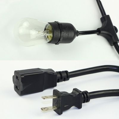 PVC 10M 10 Lampen Buiten Waterdicht Lichtsnoer Voor Tenten Of Terrassen