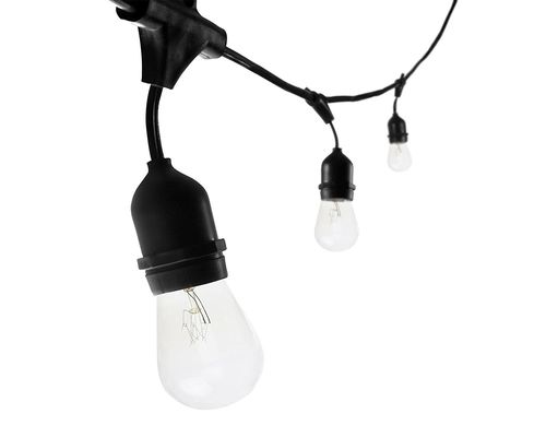 25ft 48ft Clear Bulb LED G40 Globe Solar LED String Lights Voor vakantieversiering