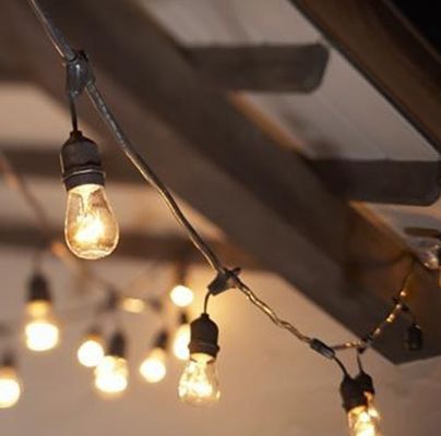 25ft 48ft Clear Bulb LED G40 Globe Solar LED String Lights Voor vakantieversiering